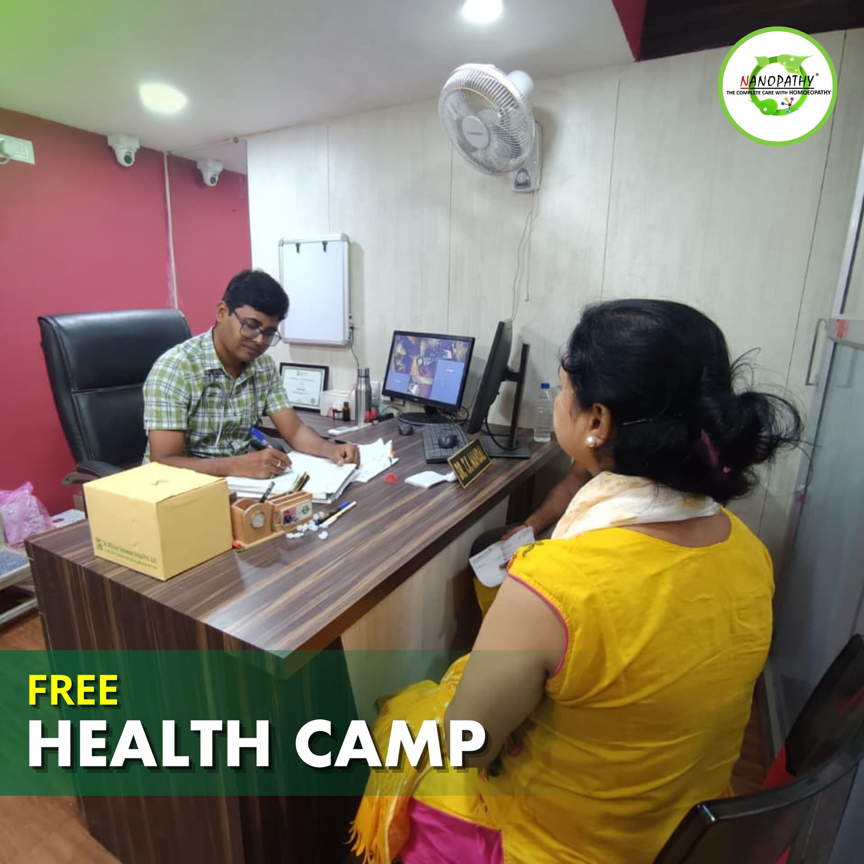 Doctor consultation inside Nanopathy clinic